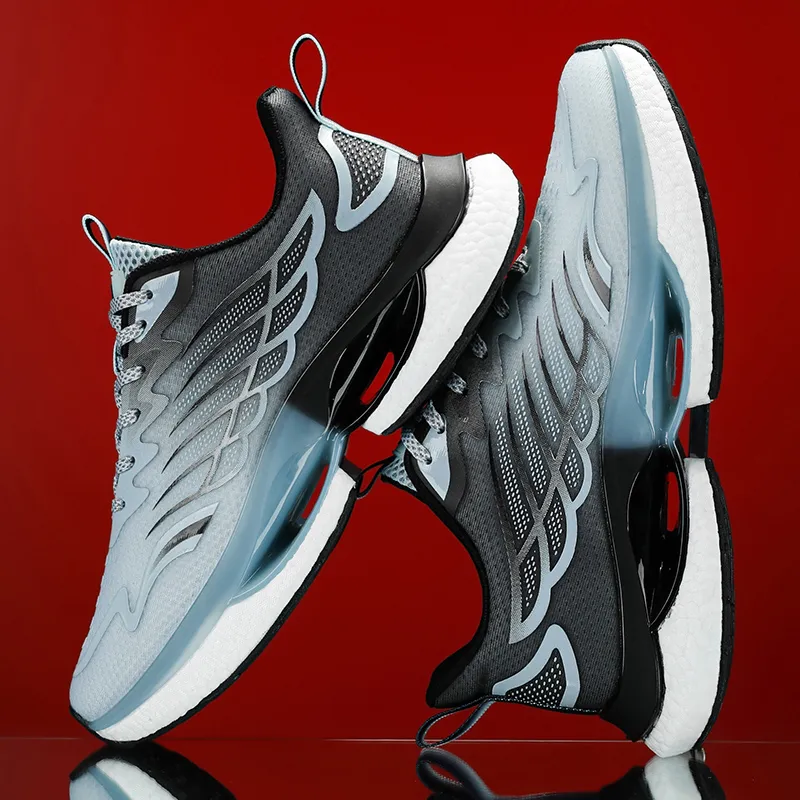 Ncmt Cushioning, Slip Resistant, Abrasion Resistant, Breathable, Support, Rebound Running Shoes Men's-3