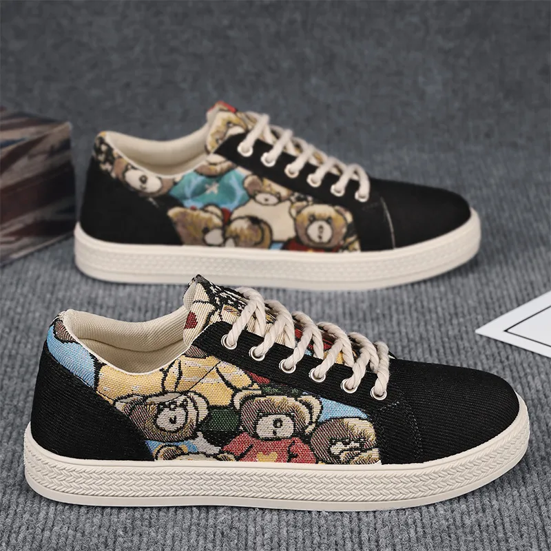 Ncmt Slip Resistant, Abrasion Resistant, Lightweight, Supportive, Moisture Wicking Low Top Skateboard Shoes Unisex-3