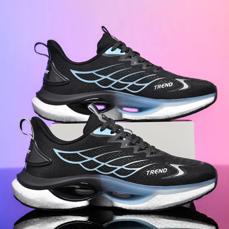 Ncmt Cushioning, Slip Resistant, Abrasion Resistant, Breathable, Support Low Top Running Shoes Unisex-13