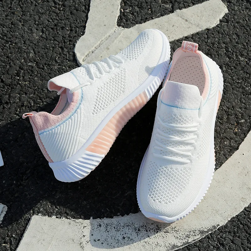 Ncmt Running Shoes Women's Low Top Blue/Nude Pink-7