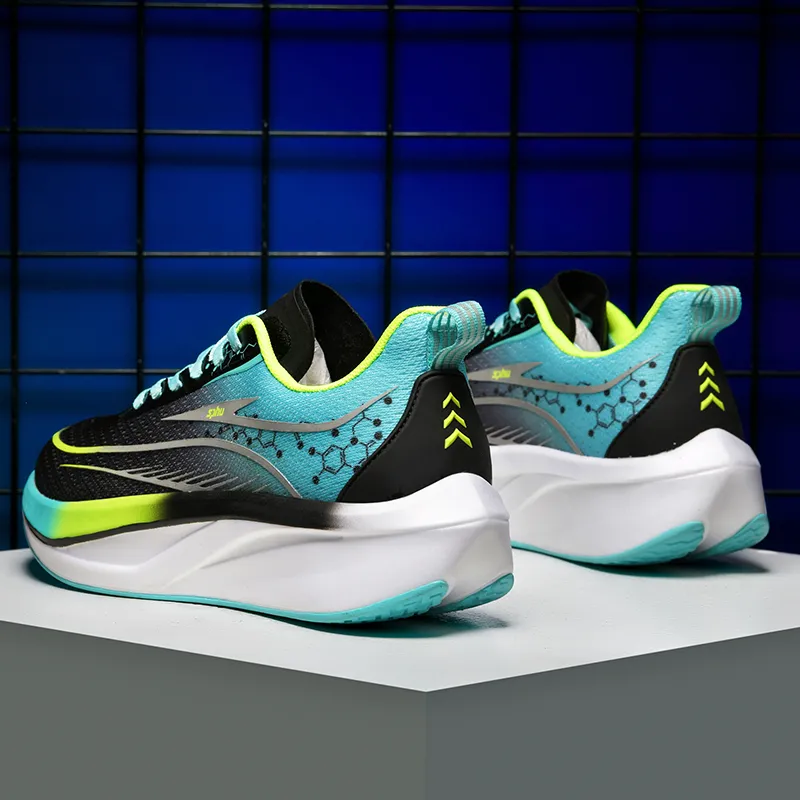 Ncmt Slip Resistant, Abrasion Resistant, Breathable Low Top Carbon Plate Running Shoes Unisex-9