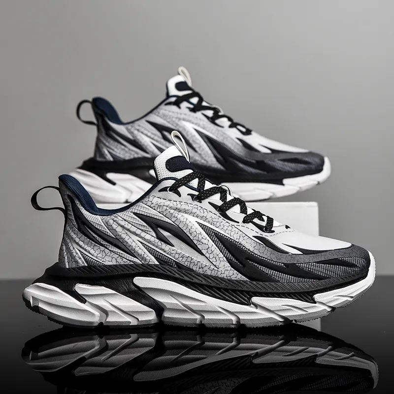 Ncmt Slip Resistant, Abrasion Resistant, Breathable, Supportive Low Top Running Shoes Unisex-8