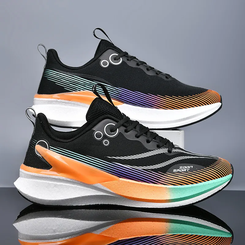 Ncmt Slip Resistant, Abrasion Resistant, Breathable Low Top Running Shoes Men's-32