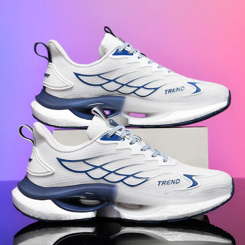 Ncmt Cushioning, Slip Resistant, Abrasion Resistant, Breathable, Support Low Top Running Shoes Unisex-8