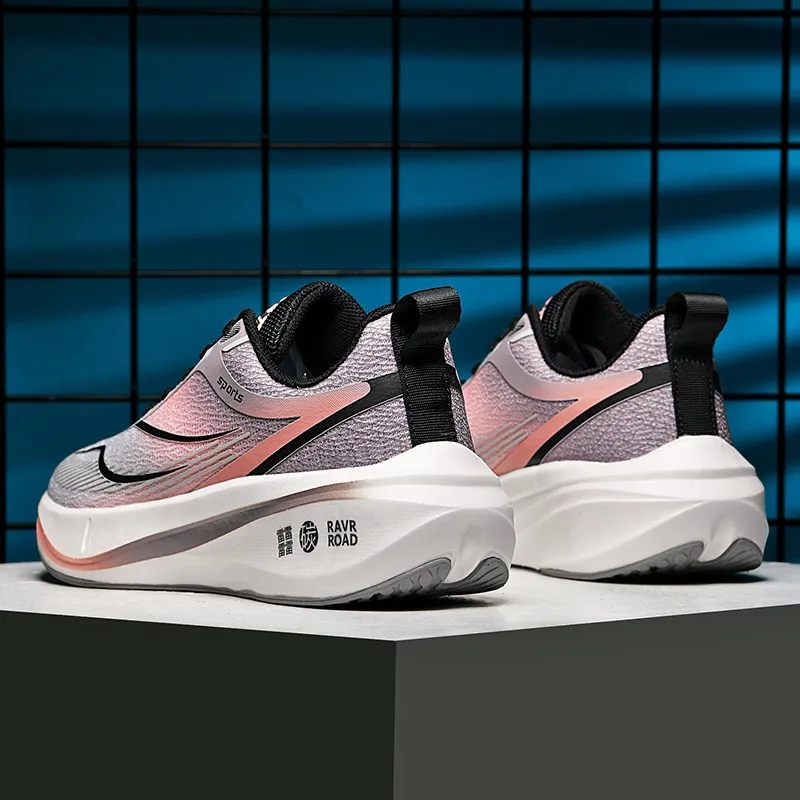 Ncmt Shock Absorbing, Non Slip, Wear Resistant, Breathable And Lightweight Low Top Running Shoes Unisex-36