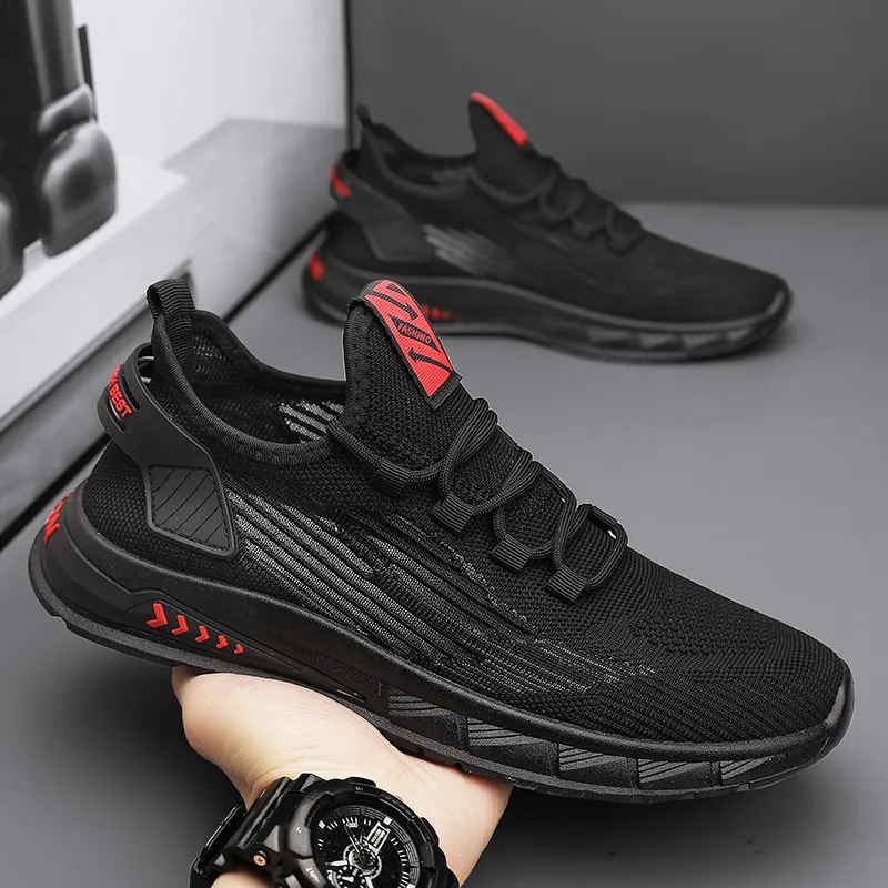 Ncmt Cushioning, Abrasion Resistant, Breathable, Quick Dry, Balanced, Lightweight Low Top Running Shoes Men's-8