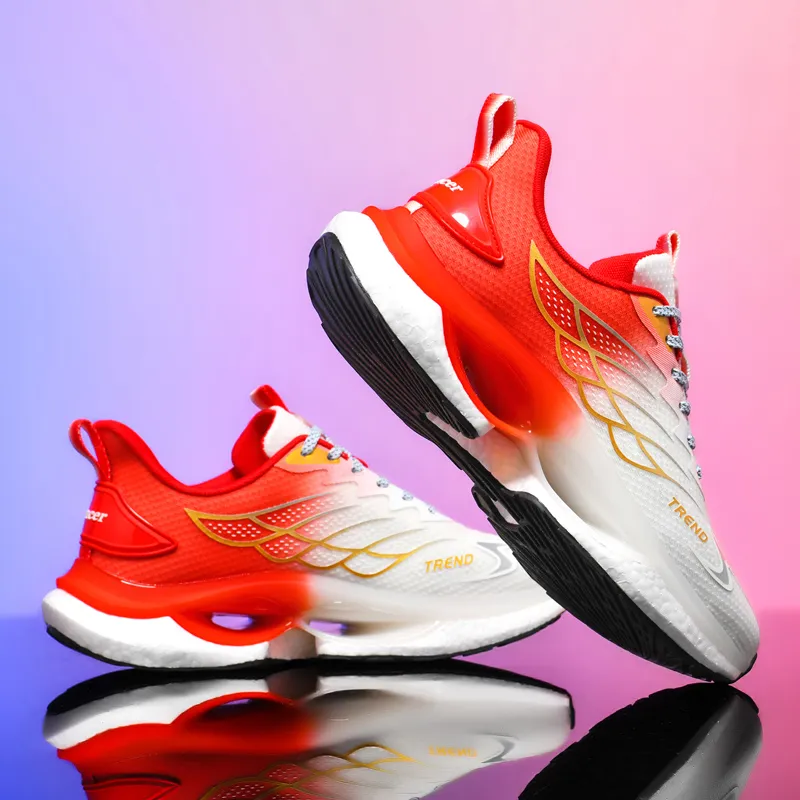 Ncmt Cushioning, Slip Resistant, Abrasion Resistant, Breathable, Support Low Top Running Shoes Unisex-3