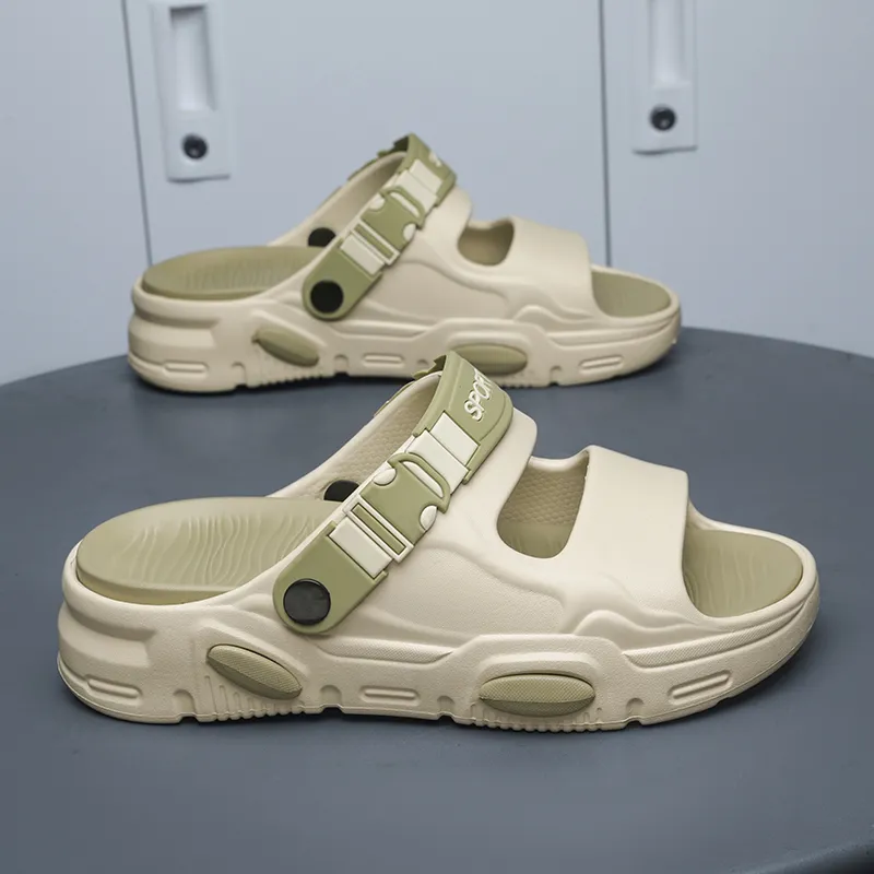 Ncmt Slip Resistant Odor Resistant Abrasion Resistant Quick Dry Cushioning Slide Slippers Unisex Mint Green-3