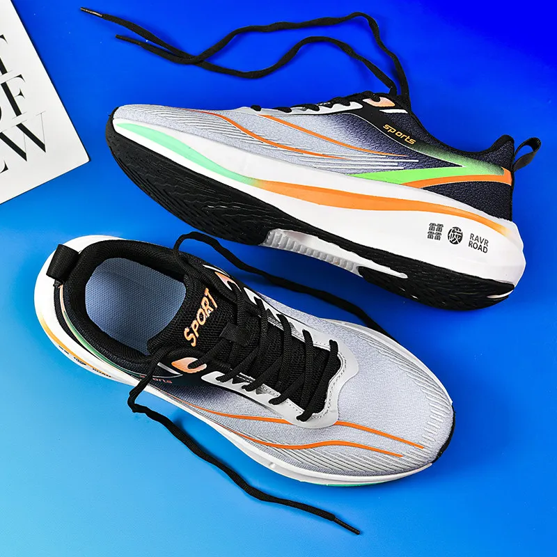 Ncmt Shock Absorbing, Non Slip, Wear Resistant, Breathable And Lightweight Low Top Running Shoes Unisex-24