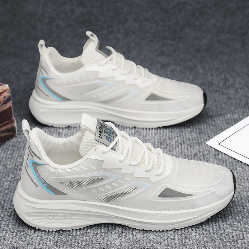Ncmt Slip Resistant, Abrasion Resistant, Breathable, Lightweight, Rebound Low Top Running Shoes Men's-3