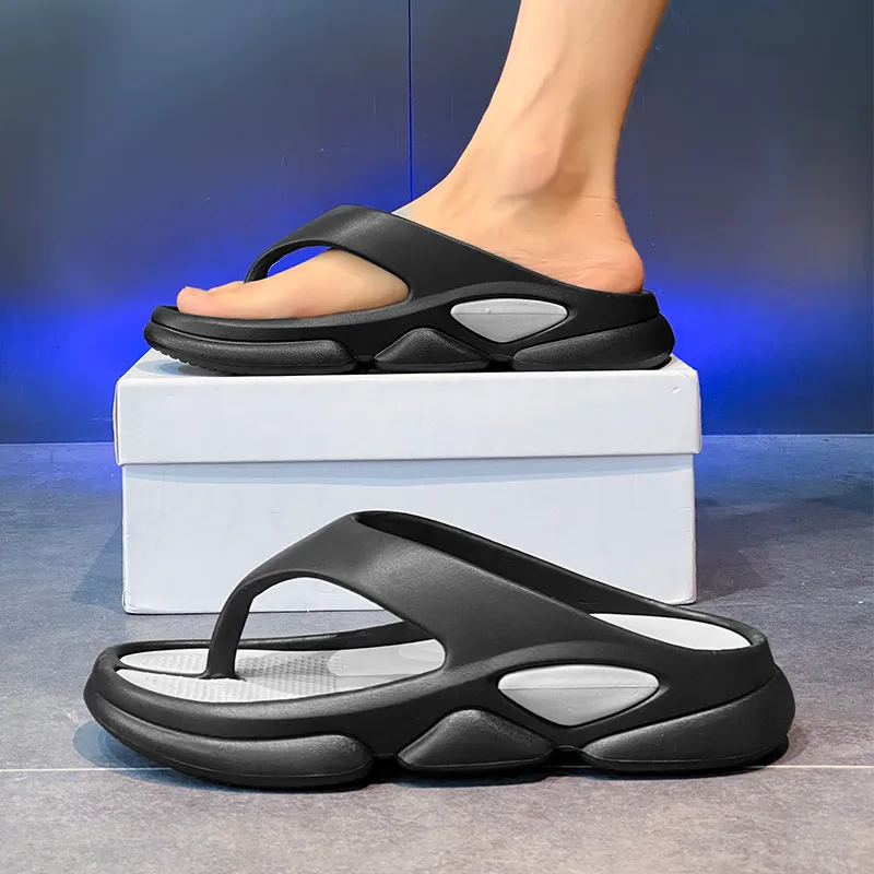 Ncmt Odor Resistant Abrasion Resistant Slip Resistant Quick Dry Flip Flops Men's-4
