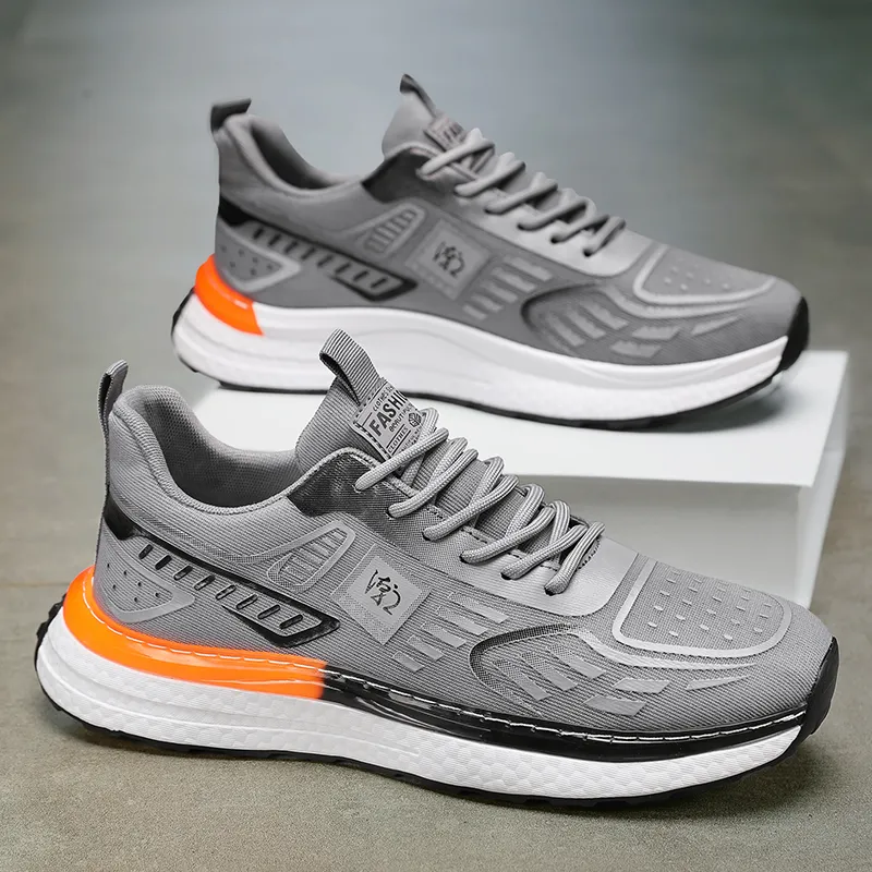 Ncmt Slip Resistant, Abrasion Resistant, Lightweight Low Top Running Shoes Men's-7