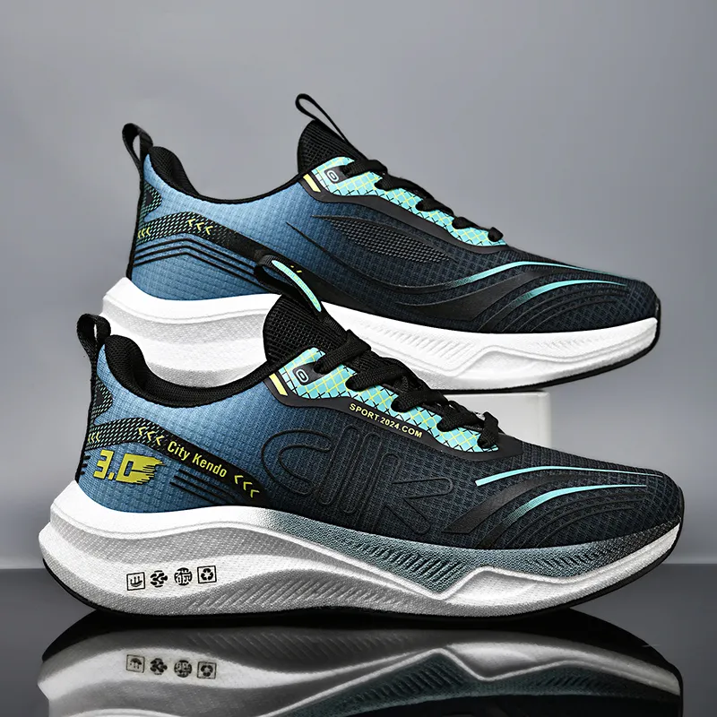 Ncmt Slip Resistant, Abrasion Resistant, Breathable Low Top Running Shoes Unisex-12