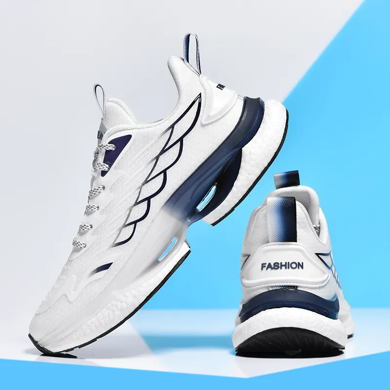 Ncmt Cushioning, Slip Resistant, Abrasion Resistant, Breathable, Support Low Top Running Shoes Unisex-8