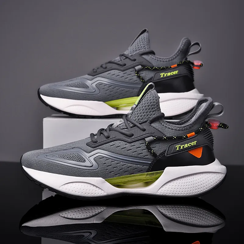 Ncmt Slip Resistant, Abrasion Resistant, Breathable, Supportive, Rebound Low Top Running Shoes Unisex-8