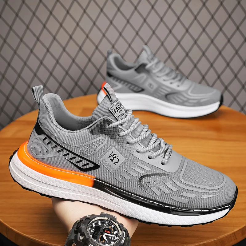 Ncmt Slip Resistant, Abrasion Resistant, Lightweight Low Top Running Shoes Men's-8
