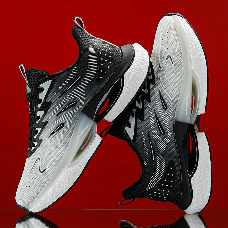 Ncmt Slip Resistant, Abrasion Resistant, Breathable, Supportive, Rebound Low Top Running Shoes Unisex-9