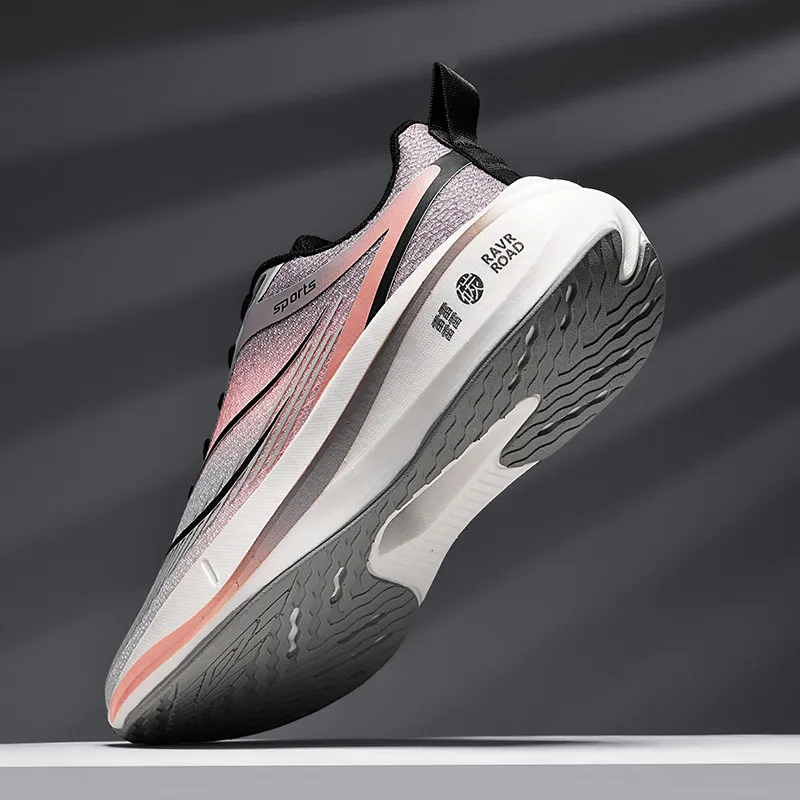 Ncmt Shock Absorbing, Non Slip, Wear Resistant, Breathable And Lightweight Low Top Running Shoes Unisex-35