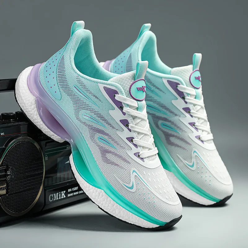 Ncmt Slip Resistant, Abrasion Resistant, Breathable, Supportive, Rebound Low Top Running Shoes Unisex-3