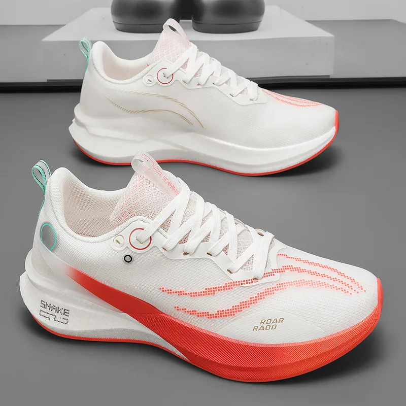 Ncmt Shock Absorbers Slip Resistant, Abrasion Resistant, Breathable Low Top Running Shoes Unisex-24