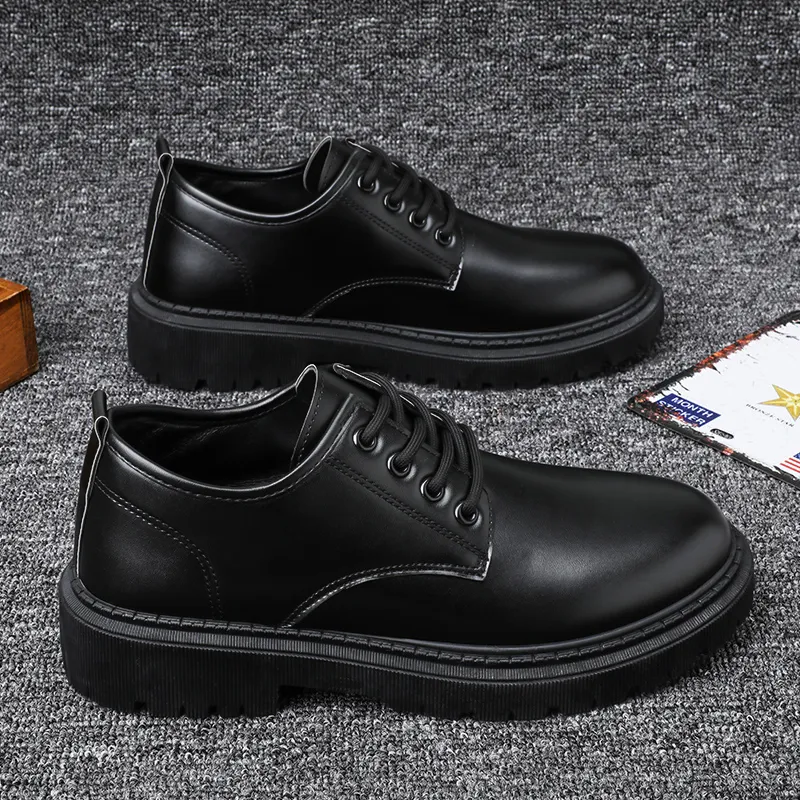 Ncmt Slip Resistant, Abrasion Resistant, Waterproof Low Top Casual Shoes Men's Black-3