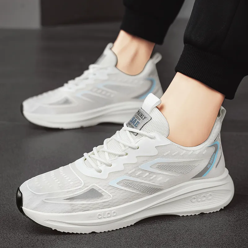 Ncmt Slip Resistant, Abrasion Resistant, Breathable, Lightweight, Rebound Low Top Running Shoes Men's-2