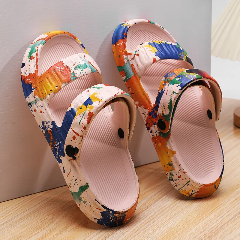 Ncmt Beach Sandals Unisex White Blue/White Red-8