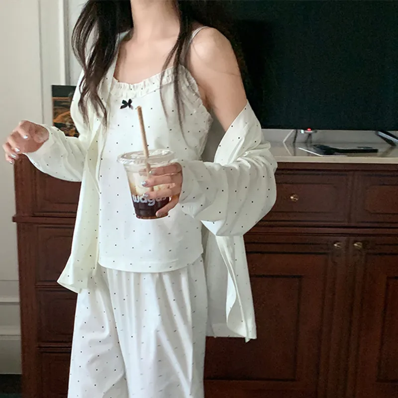 Joycefuuu Bra Pajama Set Women's Ecru-2