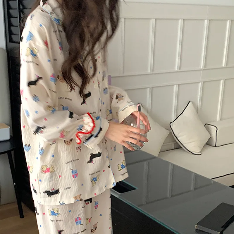 Joycefuuu Bra Pajama Set Women's Ecru-4
