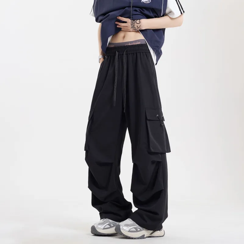 SportLeader Cargo Pants Unisex Black-2