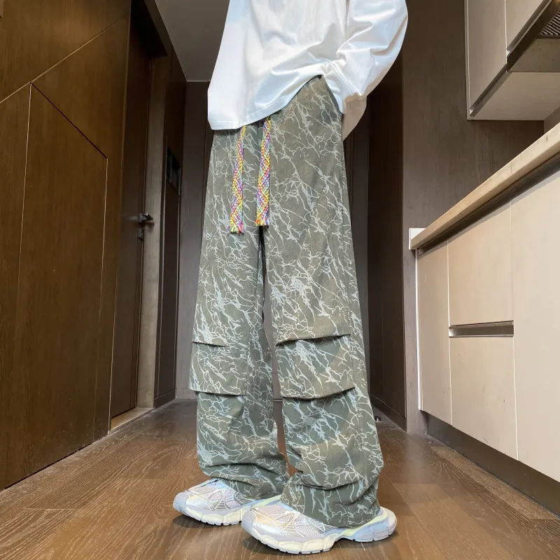 PAINT STAIN Casual Pants Unisex-54