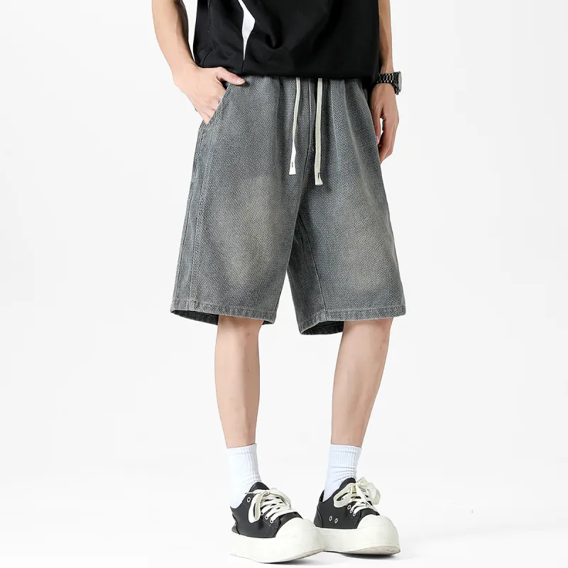 Ang2 Stu Denim Shorts Unisex-10