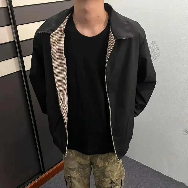 Ang2 Stu Jackets Unisex Black Houndstooth-4
