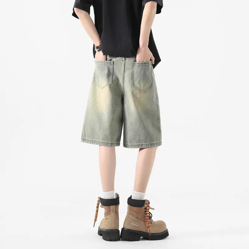 Ang2 Stu Denim Shorts Unisex-5