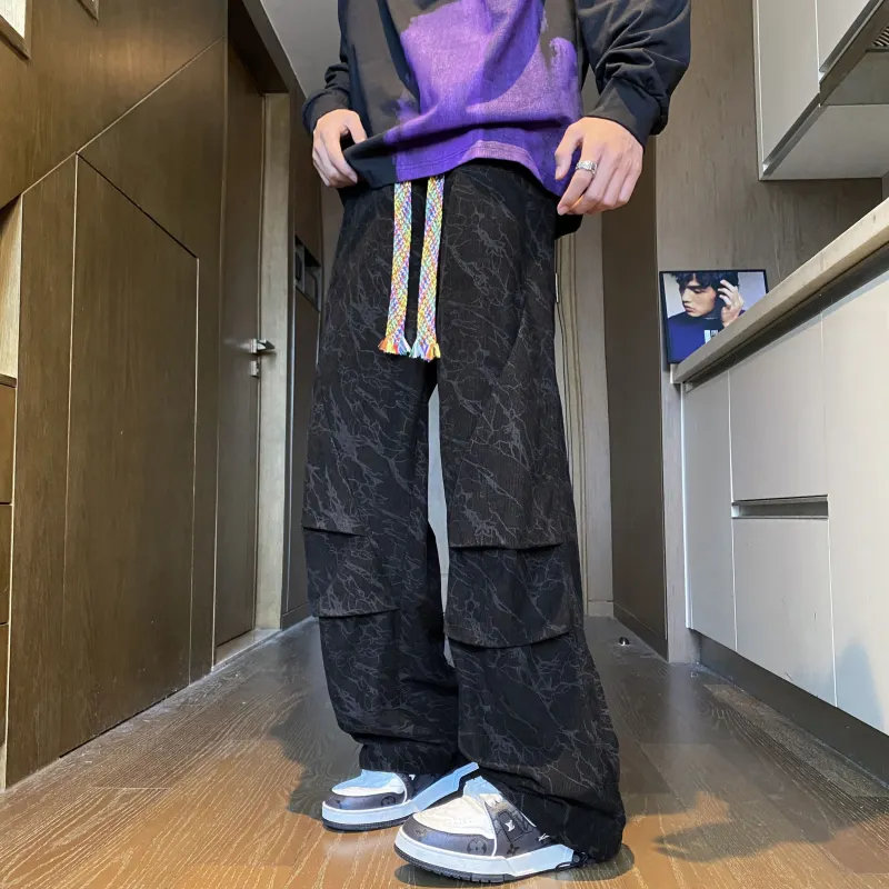PAINT STAIN Casual Pants Unisex-10