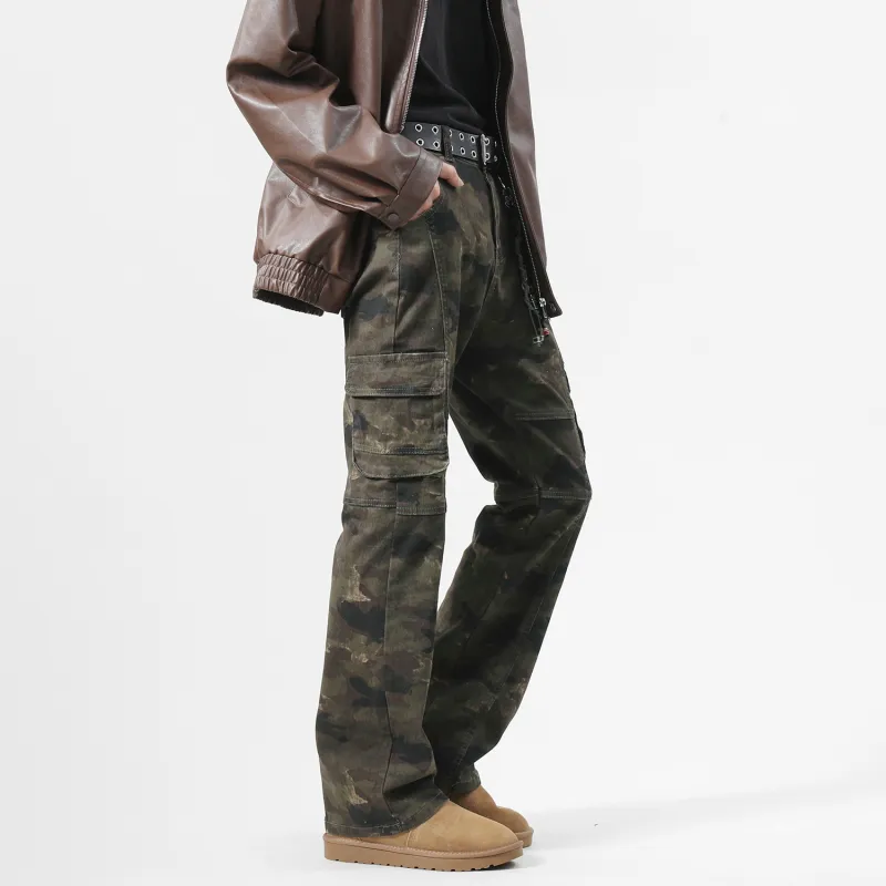 Ang2 Stu Cargo Pants Unisex Camouflage-2