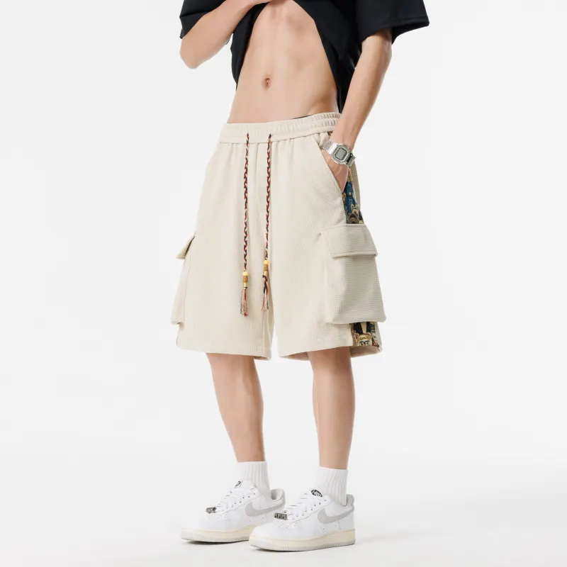 PAINT STAIN Casual Style Shorts Unisex-63