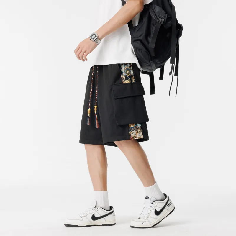 PAINT STAIN Casual Style Shorts Unisex-18