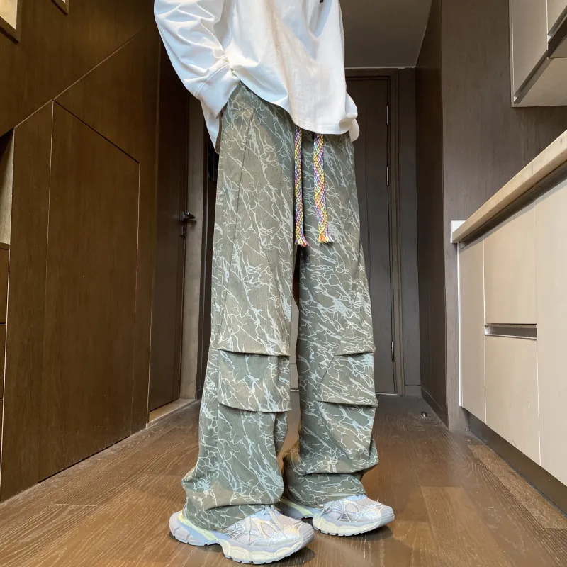 PAINT STAIN Casual Pants Unisex-56