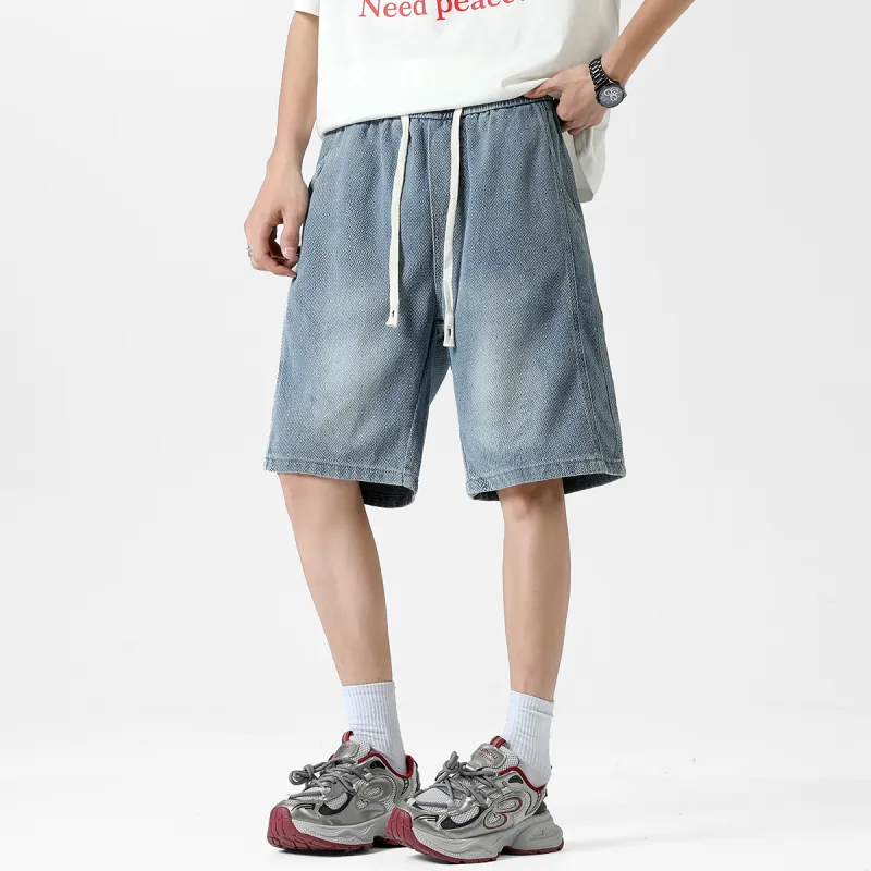 Ang2 Stu Denim Shorts Unisex-2