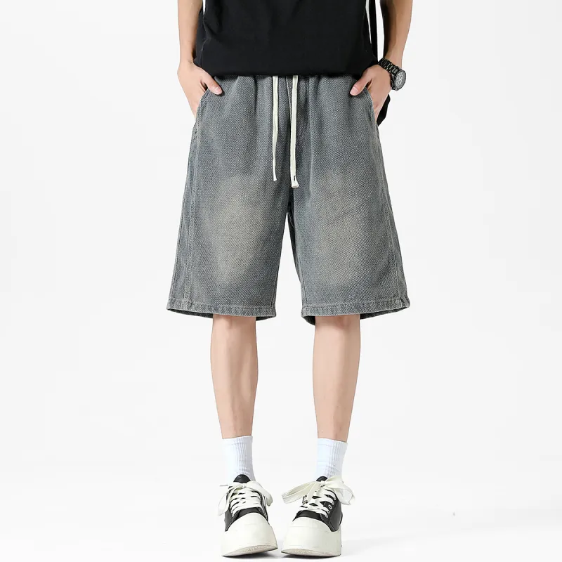 Ang2 Stu Denim Shorts Unisex-8