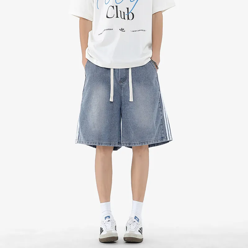Ang2 Stu Denim Shorts Unisex-5