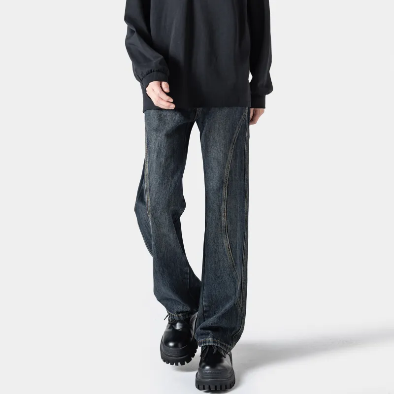 Ang2 Stu Jeans Unisex Blue-3