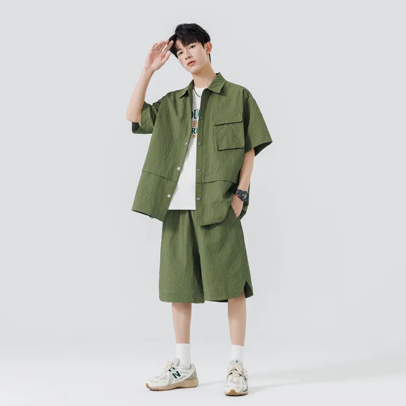 Ang2 Stu Shirt Matching Set Unisex-5