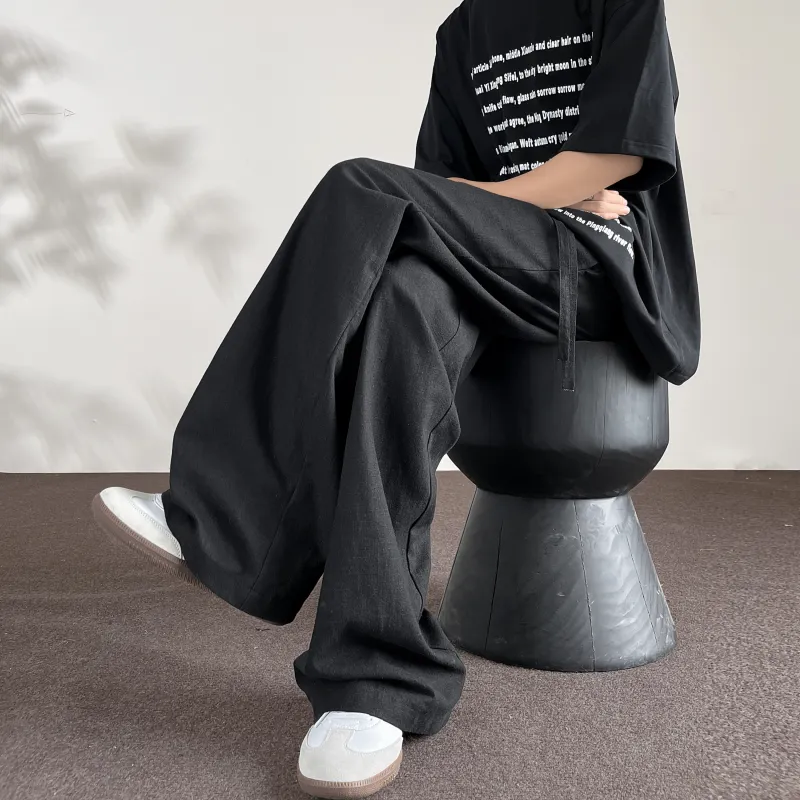 PAINT STAIN Casual Pants Unisex-5