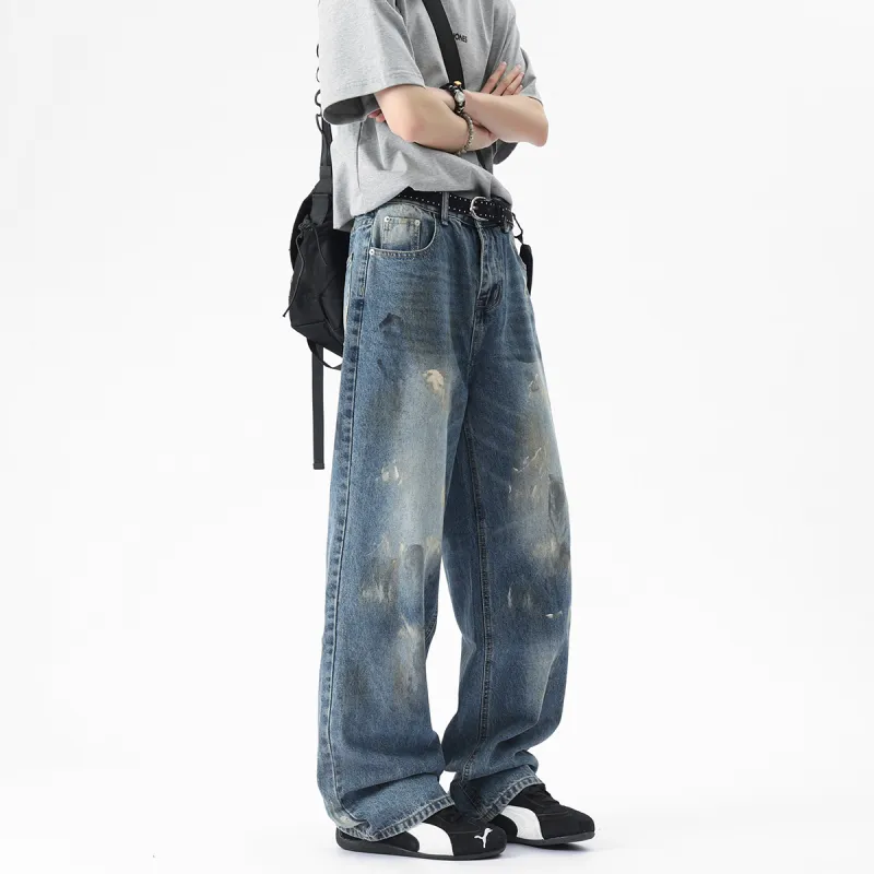 Ang2 Stu Casual Pants Unisex Blue-3