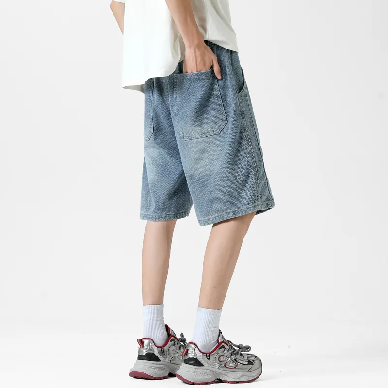 Ang2 Stu Denim Shorts Unisex-5