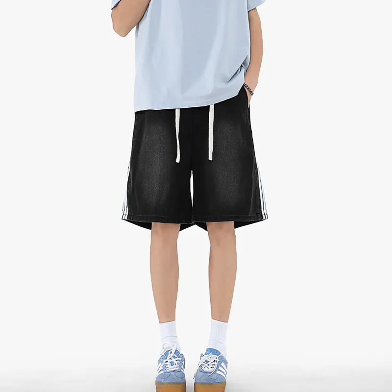 Ang2 Stu Denim Shorts Unisex-2