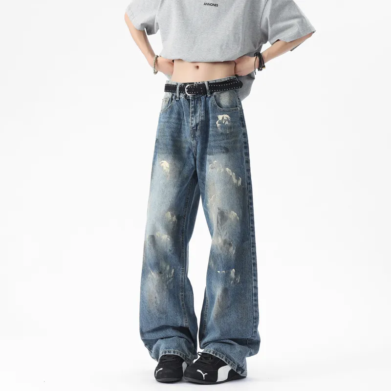 Ang2 Stu Casual Pants Unisex Blue-1