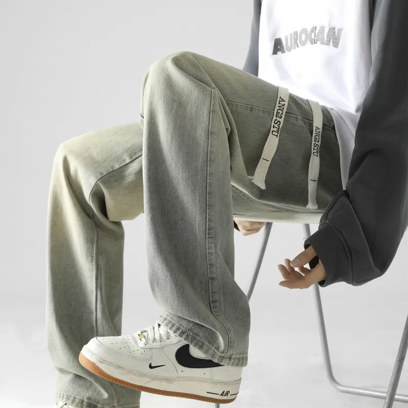 Ang2 Stu Jeans Unisex Gray Green-18